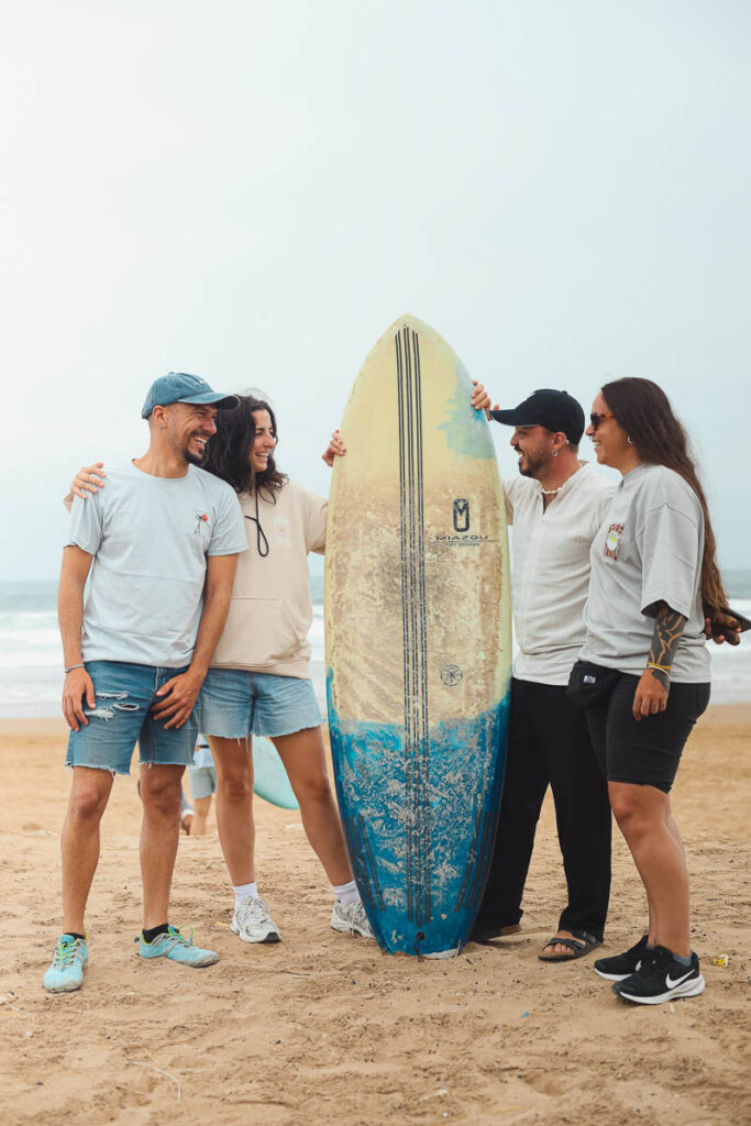 Surfing in Morocco